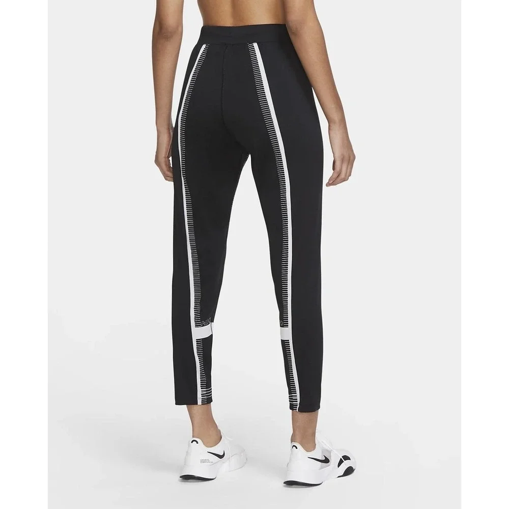NIKE PRO Black‎ & White Dri Fit Engineered Training Pants CU5770-010 Women's XS